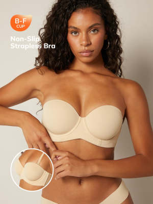 Smooth Sculpt Non-Slip Strapless Bra - sultrychic